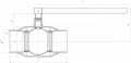 Краны шаровые КШ.П.П. ALSO универсальной серии приварные DN 250-500 PN 25