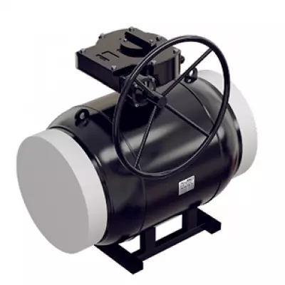 Кран шаровой КШ.П. ALSO универсальной серии приварной DN 300-600 PN 25 редуцированный