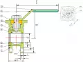 Кран шаровый межфланцевый под привод нержавеющий (1PC), AISI304, PN16