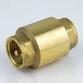 Клапан обратный латунный муфтовый с латунным штоком